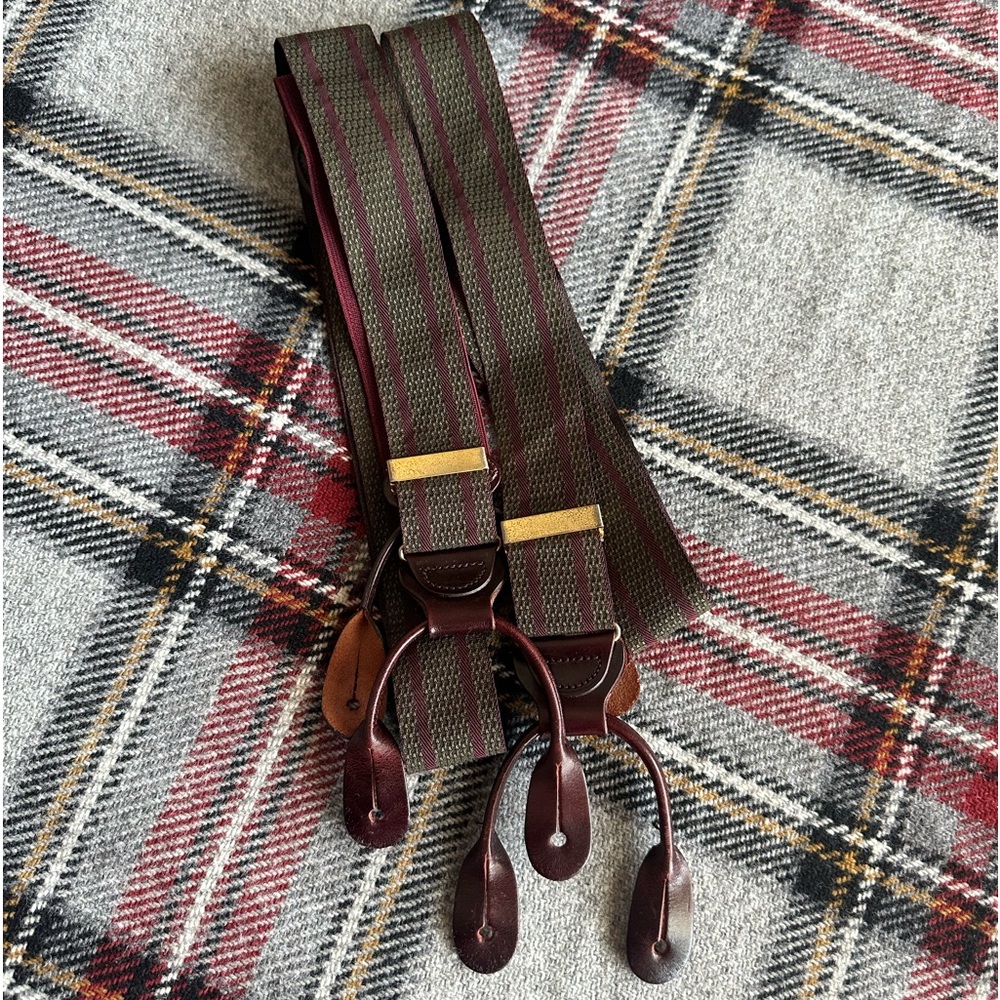 Trafalgar Green and Brown Suspenders